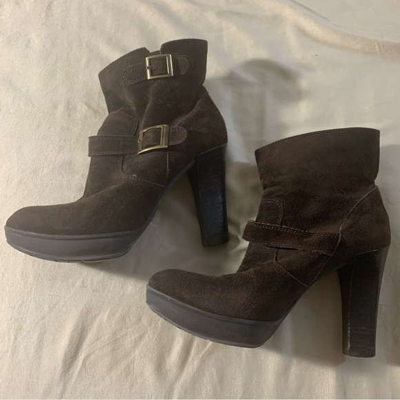 Mario Bruni Studio brown suede boots - Picture 4 of 11